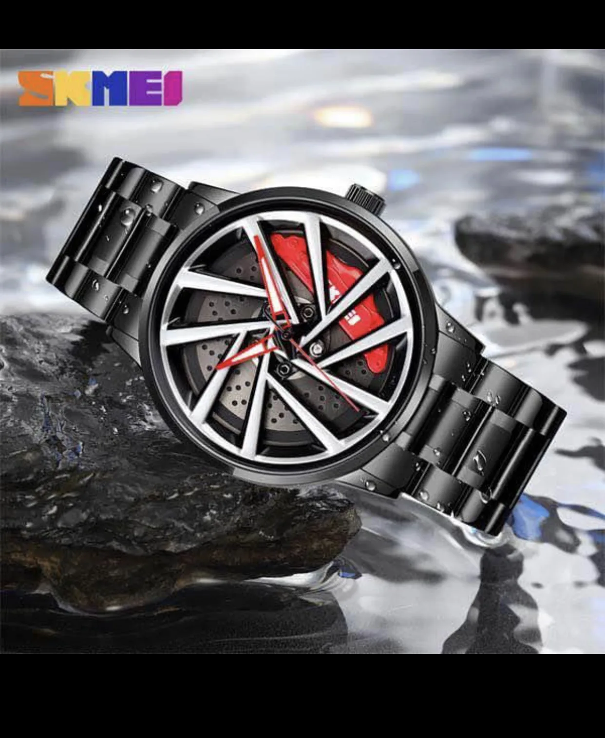Reloj Deportivo de Lujo con Diseño de Rines - Imagen 5